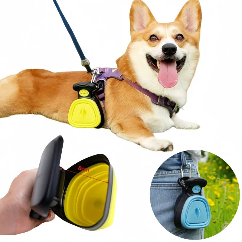 Walk & Clean™  Clip-On Dog Waste Bag Dispenser