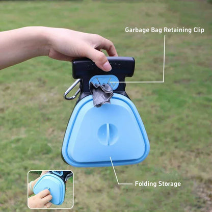 Walk & Clean™  Clip-On Dog Waste Bag Dispenser